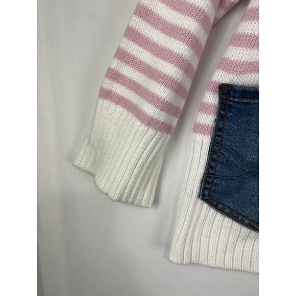 Shannon Passero Oversized Cardigan Womens Size L 80s Girlhoodcore Stripes - Picture 3 of 16